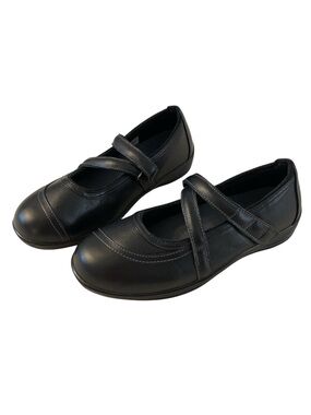 Orthofeet Celina Women’s Mary Jane Comfort Shoes Black Leather 8.5